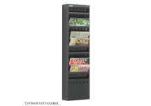 11-Pocket Steel Magazine Rack
