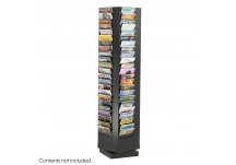 92-Pocket Steel Rotary Magazine Rack