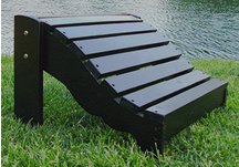 Curved Painted Adirondack Ottoman