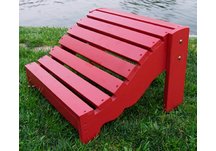 Curved Painted Adirondack Ottoman