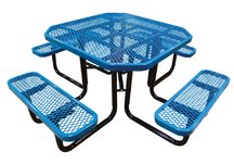 picnic table, octagonal picnic table, commercial picnic table, table, commercial table