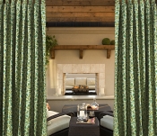 Drapes in Outdoor Room