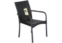 Wicker Square Back Dining Chair