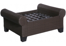 Emilia Wicker Ottoman