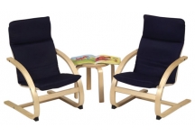 Kiddie Rocker Chair Set, Blue