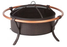 Copper Rail Fire Pit
