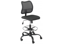 Black Vue Extended-Height Mesh Chair