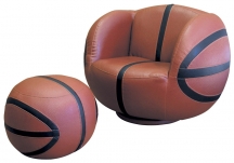 Basketball Chair & Ottoman set
