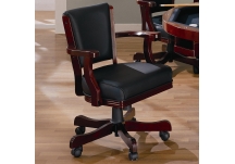 Cherry Mitchell Upholstered Arm Game Chair
