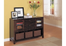 Console Table With Basket Storage