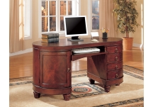 Kidney Shaped Wooden Computer Desk