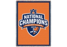 Auburn 2010 Orange BCS National Championship Blanket