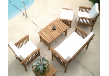 deep seating teak set
