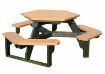 Open Hexagon Table
