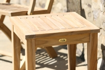 Square Teak Side Table