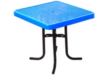 Blue Food Court Table Blue Food Court Table