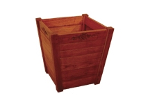TERRACE MATES TERRACE PLANTER, wooden planters, outdoor planters