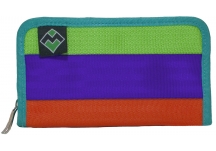 Maggie Bags Multi Color Large Seatbelt Wallet
