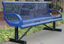 Wingline Wire Style Park Bench