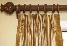Custom Pinch Pleat Drapes