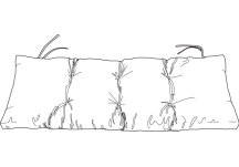 Tufted Glider Bench Cushion