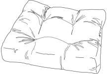 Tufted Ottoman Cushion