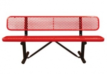 Expanded Metal Park Bench