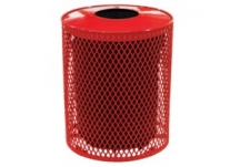 Expanded Metal Trash Can