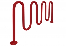 Commercial outdoor bike rack
