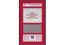Alabama 2011 BCS Champions Ticket Frame
