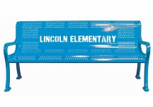 6ft Custom Perforated Roll Form Bench