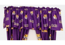 LSU Curtain Valance
