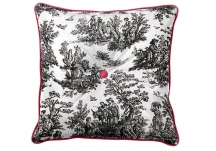 Custom Throw Pillow with Button