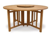 Round Flip Table, Flip Table, Round Teak Flip Table, Teak Flip Table