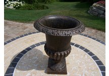 18 Inch Roman Urn, urns, grecian urs, garden urns