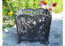 Hummingbird 8 Inch Square Flower Pot