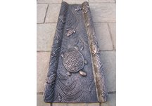 Cast Aluminum Turtle Frog Splash Block