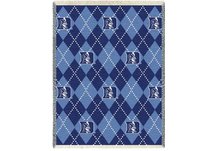 Duke Univ Plaid Throw