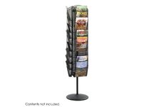 Rotating Mesh Magazine Stand