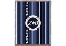 Zeta Phi Beta Stripe Throw