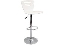 Hue Bar Stool Hi-Gloss White