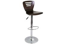 Hue Bar Stool Wenge (DARK BROWN STAINED WOOD)