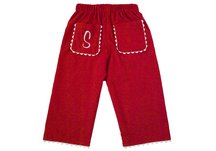 Bon Bon Collection Red Corduroy Pants