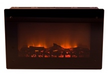 Black Wall Mounted Electric Fireplace