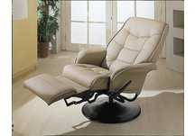 Swivel Recliner in Cream
