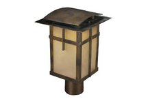 San Fernando 1-Light Title 24 Compliant Led Outdoor Post Light In Hazelnut Bronze