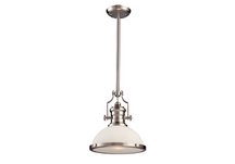 Chadwick 1-LIght Pendant in Satin Nickel Chadwick 1-LIght Pendant in Satin Nickel