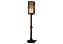 Bristol 70 Walnut Weave Outdoor Floor Lamp