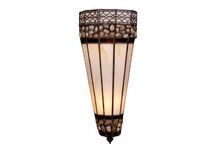 Stone Filigree 2-Light Sconce in Burnished Copper