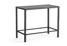Anguilla Bar Height Outdoor Table - Chocolate